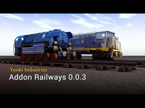 Factorio - Yuoki-Industries - Addon Railways 0.0.3