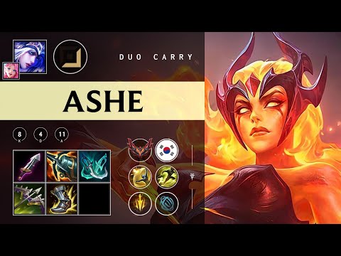 Ashe ADC vs Cassiopeia - KR Grandmaster Patch 25.24
