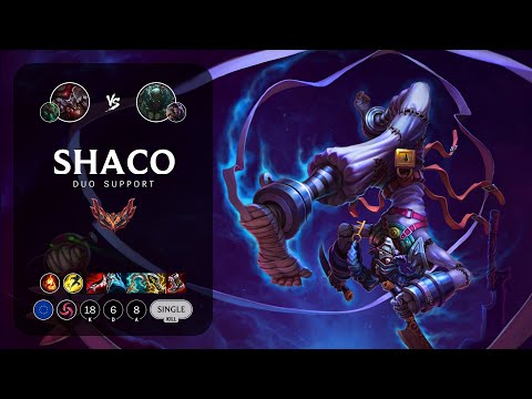 Shaco Support vs Pyke - EUW Grandmaster Patch 13.1