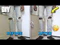HOW TO STRETCH ENLARGE A PAIR OF JEANS OR PANTS DIY