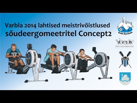 Varbla 2014 MV sõudeergomeetritel Concept2