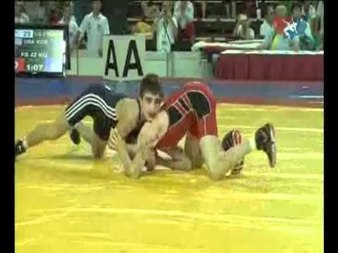 Cadet Worlds Freestyle 42kg - Gannon Volk (USA) vs. Dardan Syla (KOS)