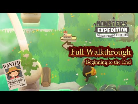 A Monster's Expedition - Full Walkthrough From Beginning to the Ending [Apple Arcade]