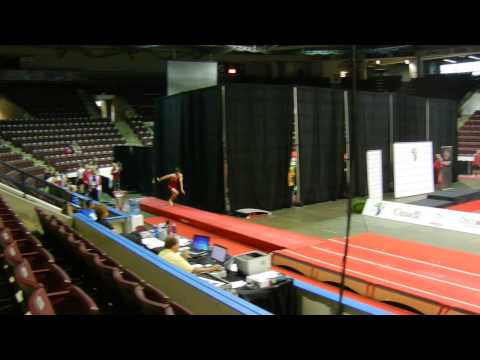 USA Jarrett Jensen 1st Final Pass Sr Men 2014 Senior Pan Am Gymnastics Championships Tumbling