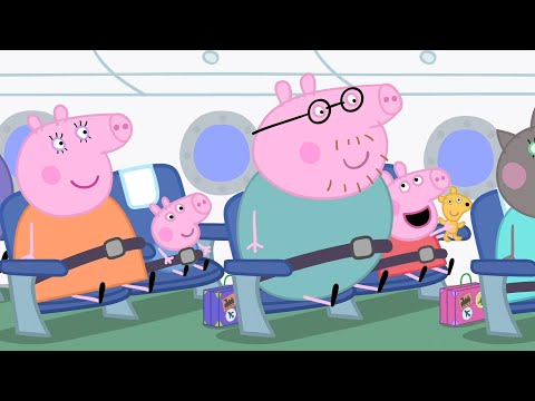 Greta Gris | Att flyga på semestern | Tecknade filmer för barn