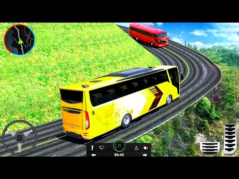 Offroad Coach Bus Driving Simulator 3D - Uphill Tourist Bus Driving - Android GamePlay
