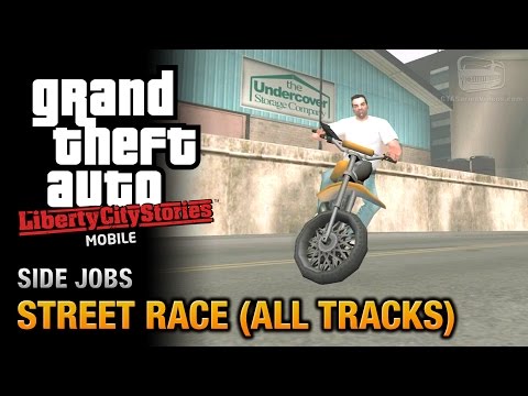 GTA Liberty City Stories Mobile - Street Race (All Tracks)