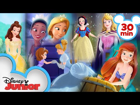 Every Time Sofia Meets a Disney Princess ????| Sofia the First | Disney Junior