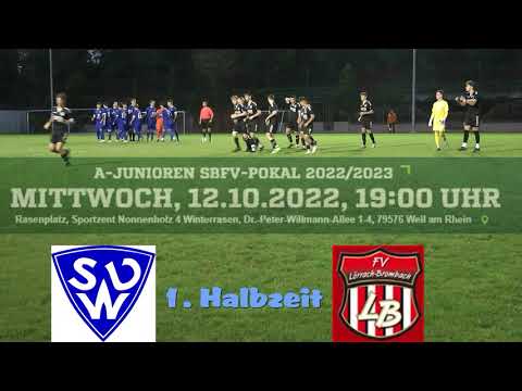 SV Weil A1 - FV Lörrach Brombach A1 '12.10.2022' 1.Halbzeit