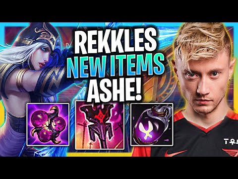 REKKLES IS INSANE WITH ASHE WITH NEW ITEMS! | T1 Rekkles Plays Ashe Support vs Nautilus!