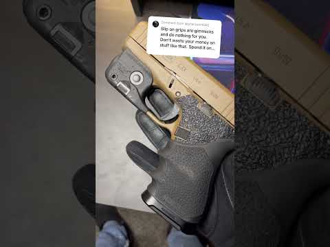 Are #hogue Grips pointless ? 😅 #glock #youtubeshorts #viral #christmas