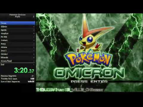 Pokémon Omicron Any% Speedrun in 9:42:57 RTA (Current World Record)