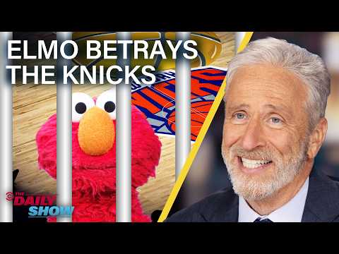 Knicks Fans Brand Elmo a Traitor & Trump Storms Out of "Meet the Press" Interview | The Daily Show