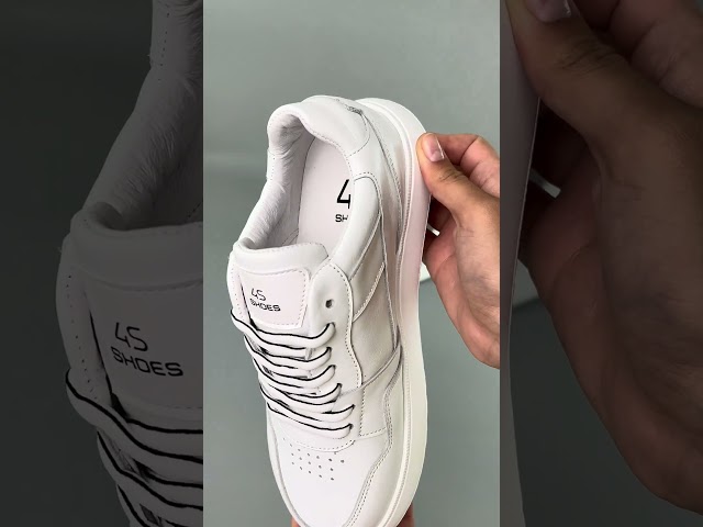 Чоботи жіночі шкіряні байка хутро 592641 Чорний Кеди жіночі шкіряні 592408 Білі