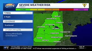 Video: Humidity settling in as well as storm chances this evening