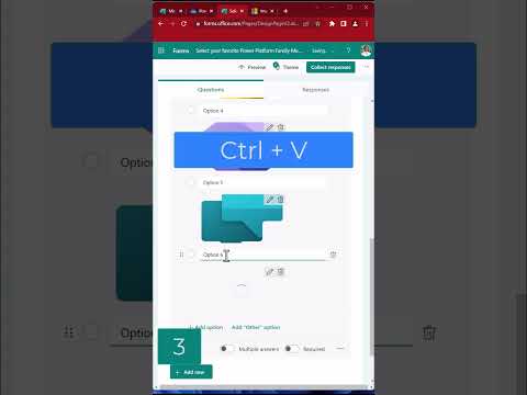Image as a choice in Microsoft Forms #Shorts