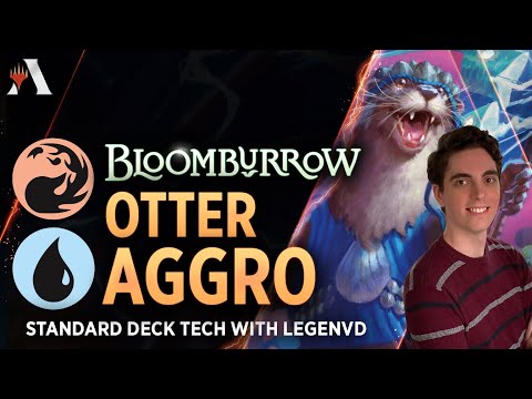 OTTER AGGRO | Standard Deck Tech with LVD | #MTGBloomburrow | MTG Arena