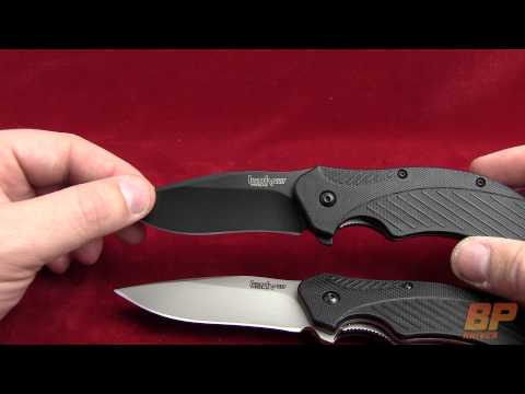 Kershaw Clash Assisted Opening Knife - Black Plain