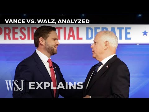 【2024美國大選】美兩黨副總統候選人辯論會精華整理 (Vance vs. Walz Highlights: VP Candidates Spar in Policy-Heavy Debate | WSJ)