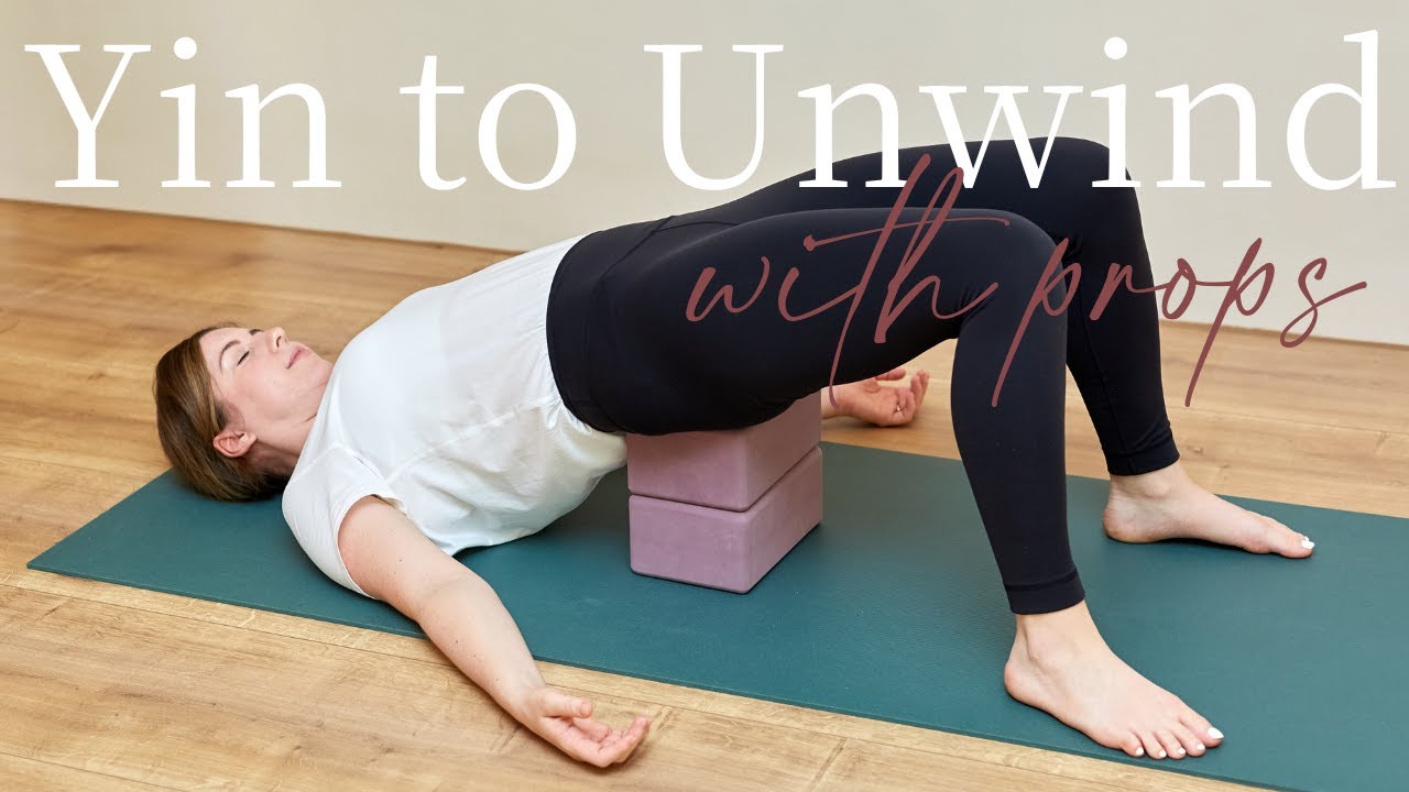 Restful, Relaxing Yin Yoga with Bolster & Blocks — Yin Yoga class, 43 minutes