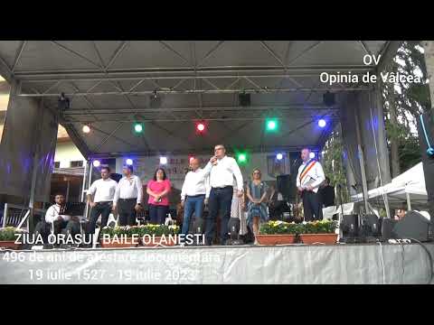 ZIUA ORAȘUL BAILE OLANESTI  - 496 de ani de atestare documentară