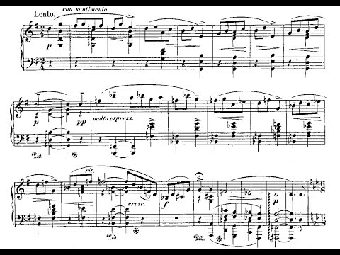 Ignacy Jan Paderewski - Album de Mai, Op.10 No. 2: Chant d'Amour (Love Song) with score