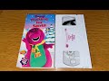 Opening Closing To Barney Waiting For Santa 1998 VHS