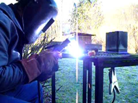 Kehlnaht schweißen an 4mm Stahlblech mit 3,25mm Elektrode