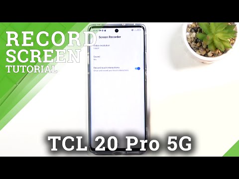 How to Record Screen on TCL 20 Pro– Activate Screen Recorder