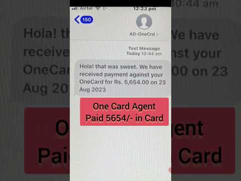 One Card paid 5654/- agent made customer payment | agent paid without permission #onecardsettlement