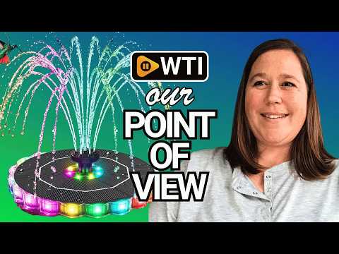 Solar Fountain - WTI product video review