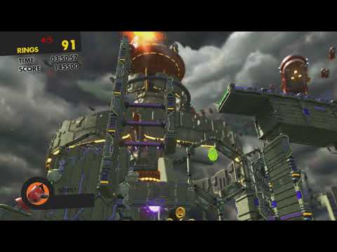 Sonic Forces - Stage 25 All Red Star Rings Imperial Tower (Eggman Empire Fortress)