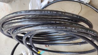 25 and 35 and 50 square mm 4 core electrical cable