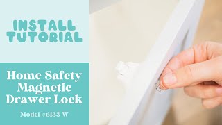 Home Safety Magnetic Drawer Lock | Install Tutorial
