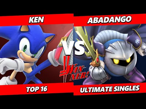 Winner! N2 - KEN (Sonic) Vs. Abadango (Meta Knight) SSBU Ultimate Tournament