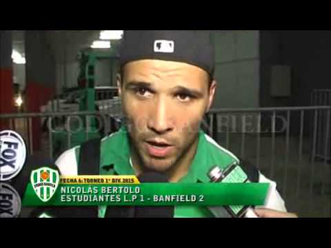 NICOLÁS BERTOLO ESTUDIANTES LP 1 BANFIELD 2 FECHA 6 22 3 2015