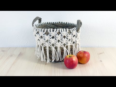 DIY Macrame Plant Hanger Easy NEW Diamond Design