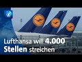 Lufthansa Will Bis 2030 Rund 4 000 Stellen Streichen