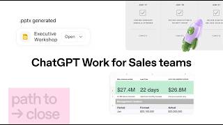 ChatGPT Work for Sales Teams