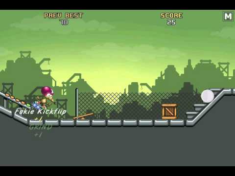 Rat on a Skateboard challenge 23 Short Handrails all the stars gold Walkthrough video gameply Iphone