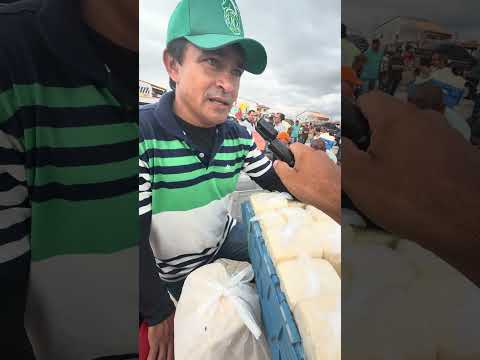 João Velho vendendo os melhores queijos de Bodocó-PE