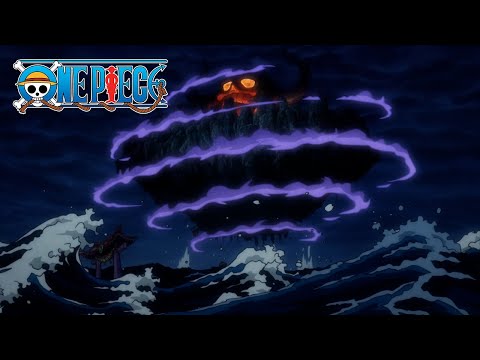 Kaido Lifts Onigashima | One Piece