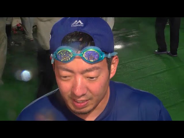 【祝勝会】ホークス・嘉弥真「もう1回ビールかけしたい」2018/10/21