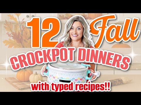 Best Fall Crockpot Recipes | 12 Easy Comfort Meals