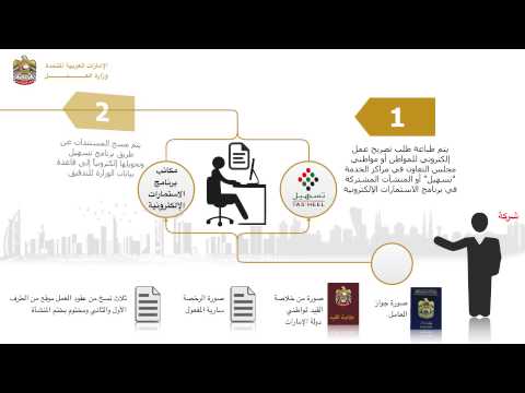 إصدار بطاقة عمل مواطن – مجلس التعاون الخليجي