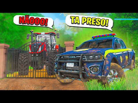I CAUGHT THE CRAZY TRACTOR DRIVER ON MY FARM IN THE BRAZILIAN SIMULATOR!