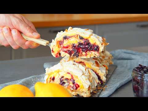 Lemon Meringue Blueberry Roll – Move Over Lemon Meringue Pie, This Dessert Is WAY Better!