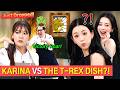 Kim Poong’s Magic Strikes Again✨ KARINA Tries KIM POONG’s Crazy T-Rex Dish🦖