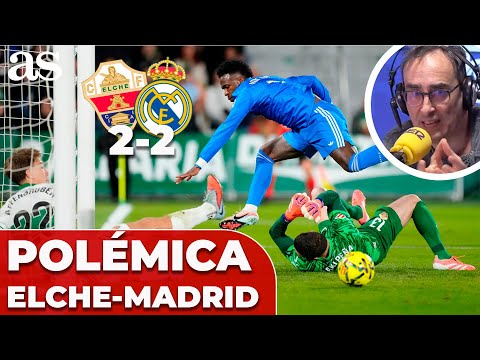 LA POLÉMICA DEL ELCHE - REAL MADRID con ITURRALDE: "era falta de Vinicius"