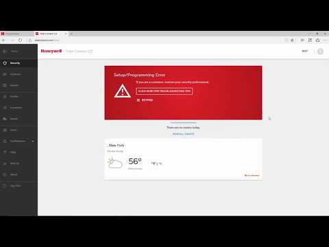 Correcting Total Connect 2 0 Setup Programming Error For All In One Panels